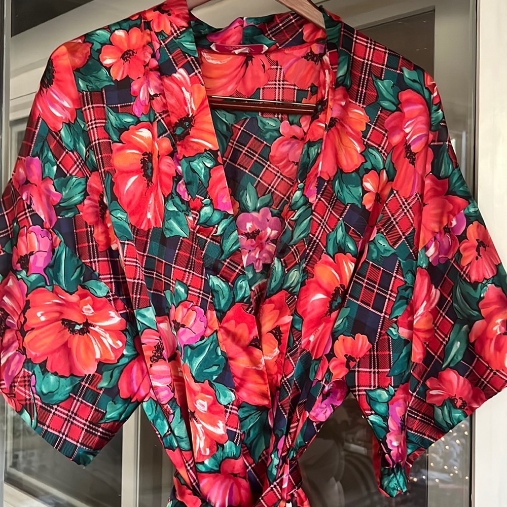 Vintage Holiday Robe Union made